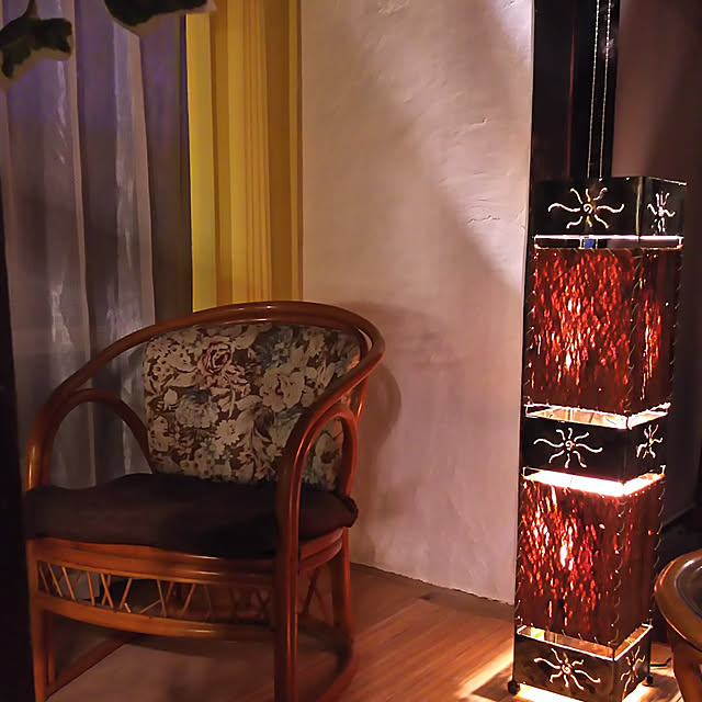 Led電球付 サハラ アジアン照明 間接照明 おしゃれ照明 フロアライト スタンドライト スタンド フロアスタンドライト アジアン ランプ インテリア 癒し モダン ダイニング バリ リビング 北欧 寝室 プレゼント 6畳 8畳 引っ越し祝い 床置き 100cm 再のレビュー クチコミ