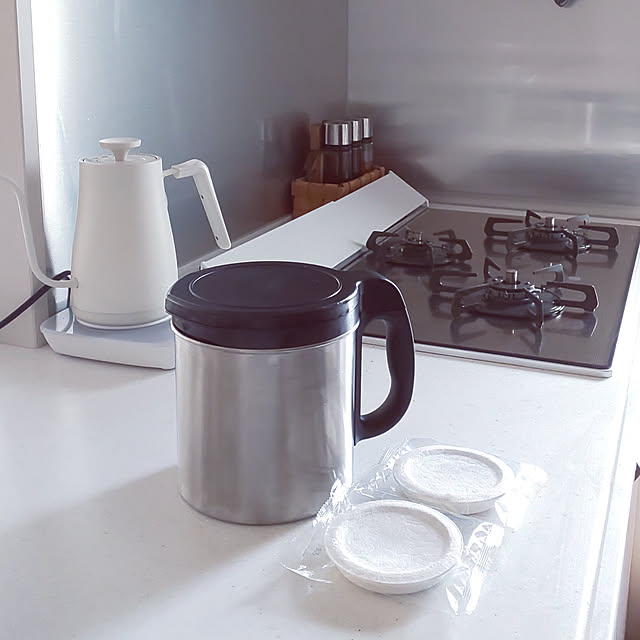 オイルポット ダスキン 油っくりんナイス フィルターたっぷり10個 オイルポット ステンレス おしゃれ 小 油こし器 活性炭 フィルター カートリッジ 活性炭カートリッジ のレビュー クチコミとして参考になる投稿3枚