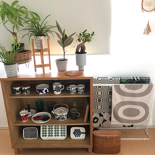 用途に合わせて自由度高く使える♪無印良品のキャビネットがある暮らし