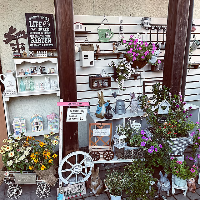 「木製雑貨でつくる、ナチュラル＆可愛い植木鉢カバー」 by seiko44さん