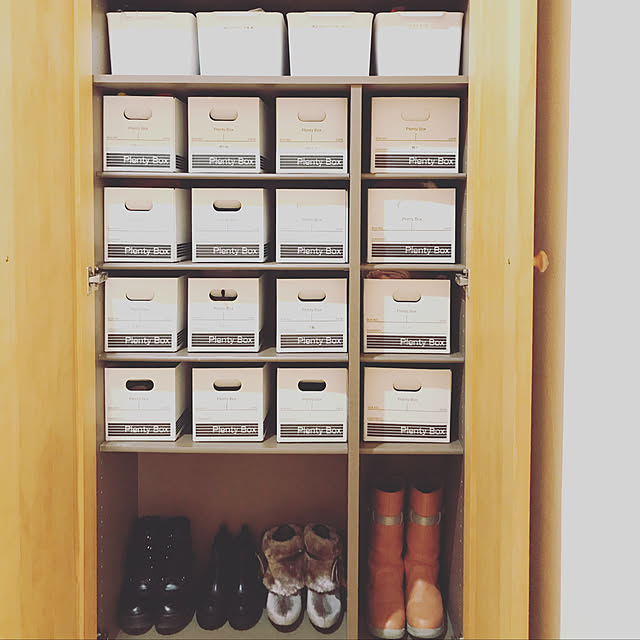 並べて重ねて収納として大活躍♪たくさん使いたくなるセリア「Plenty Box」