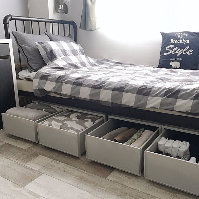 デッドスペースを賢く利用して寝室を使いやすく！ベッド下収納のアイデア集