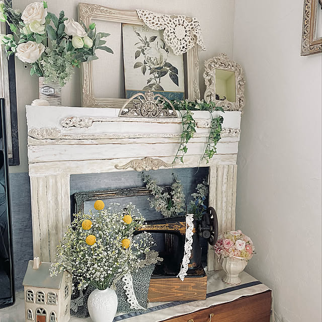 心ときめく空間に♡マントルピースDIYで叶える飾って楽しむ暮らし