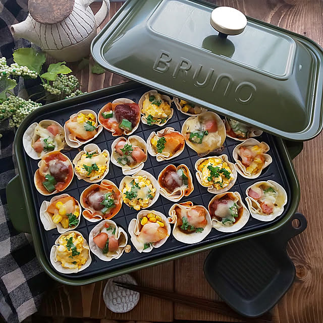 幅広い料理が作れて食卓も盛り上がる♪BRUNOホットプレート