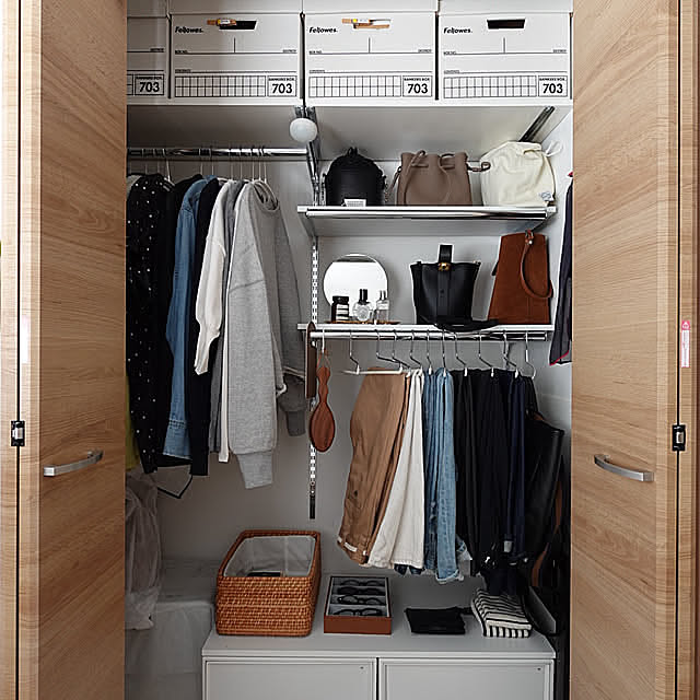 おうちも気持ちもスッキリ整う♪3つのパターンから選ぶ衣類収納の実例集