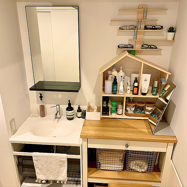 整った収納で気分よく身支度ができる♡IKEAのコスメ・スキンケア収納