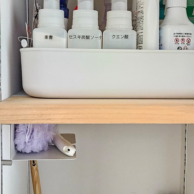 使いやすく整えて掃除のモチベーションもアップ！掃除道具収納に便利な100均アイテム