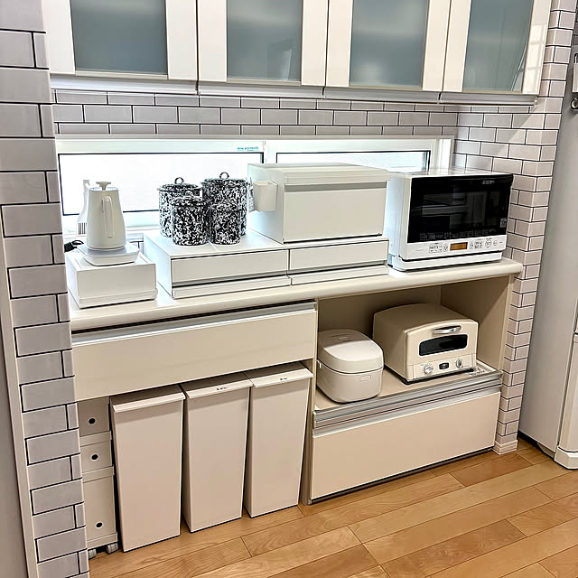 「色を絞って心地よく暮らす、モノトーン×機能派キッチン」 by YU-RIさん