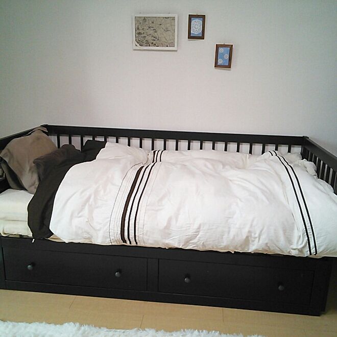 ベッド周り/IKEA/一人暮らしのインテリア実例 - 2013-12-09 11:13:02