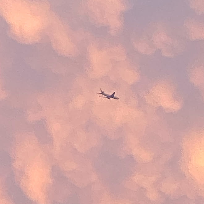 千葉市の空/空が綺麗で…/窓全開/実はもんじゃ焼き…笑/夕飯中にパチリ...などのインテリア実例 - 2022-06-16 19:03:24