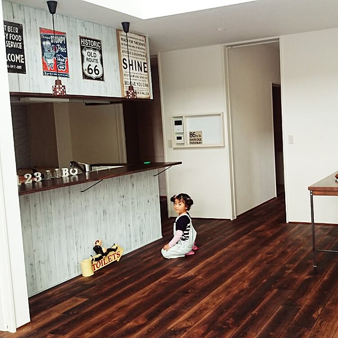 リビング/ヴィンテージ/アンティーク風/ﾌﾞﾘｷ看板/ﾊﾞｽｻｲﾝ...などの