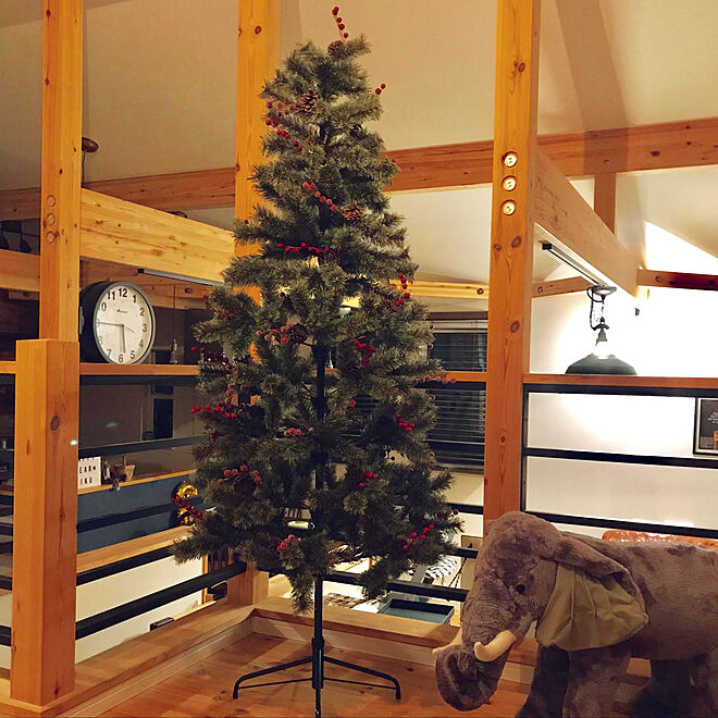 クリスマス/梁のある家/スキップフロア/niko and…/クリスマスツリー