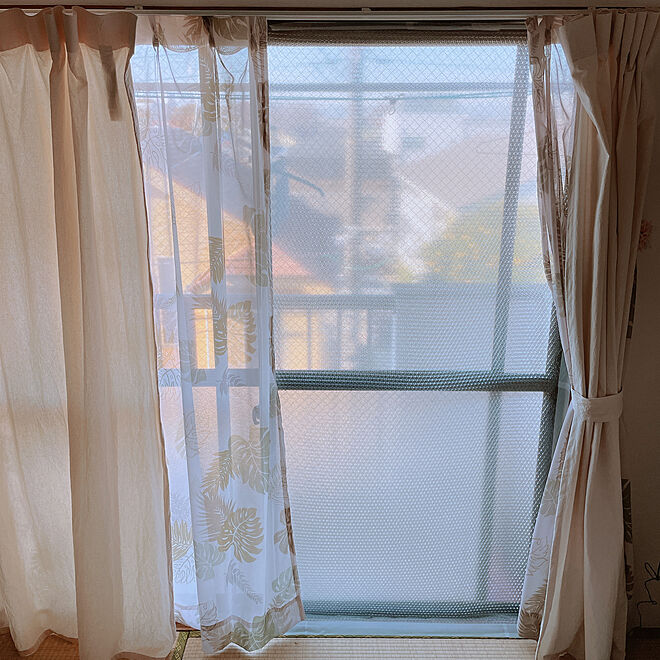 綿洗いざらしノンプリーツカーテン/無印良品 カーテン/無印良品/和室の