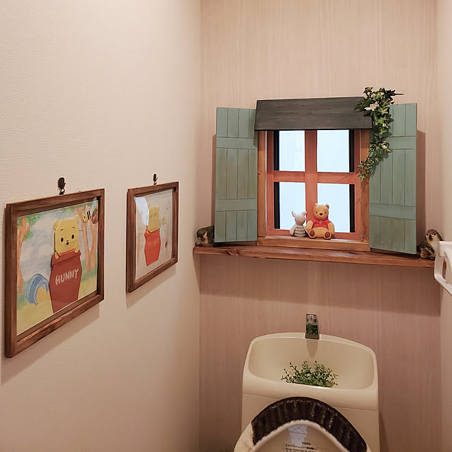 バス トイレ プーさん 窓枠diy 子供の作品 セリアの板材のインテリア実例 03 23 21 13 59 Roomclip ルームクリップ バス トイレ プーさん 窓枠diy 子供の作品 セリアの板材のインテリア実例 03 23 21 13 59 Roomclip ルームクリップ