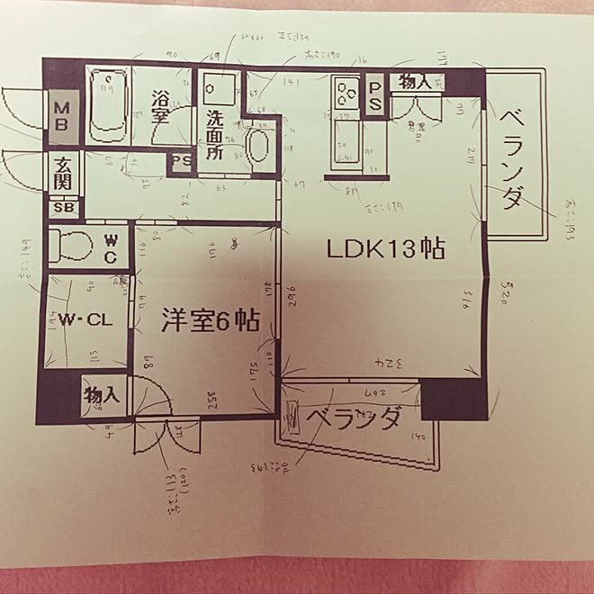 部屋全体/間取図のインテリア実例 - 2017-02-15 23:31:29