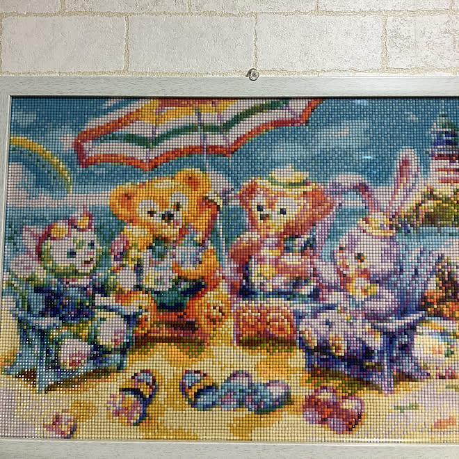 ビーズアート サニーファン ダッフィー フレンズ ディズニールーム ディズニー大好き などのインテリア実例 19 07 29 22 19 08 Roomclip ルームクリップ