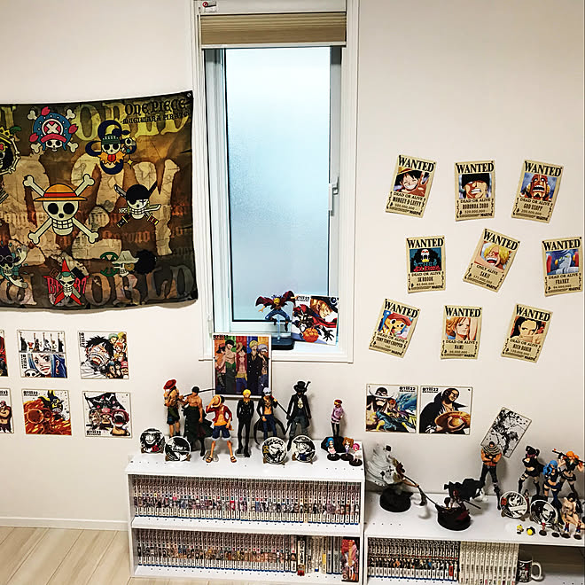 部屋全体 ワンピース フィギュア One Piece アニメ 一条工務店 Ismartのインテリア実例 18 11 26 23 15 46 Roomclip ルームクリップ