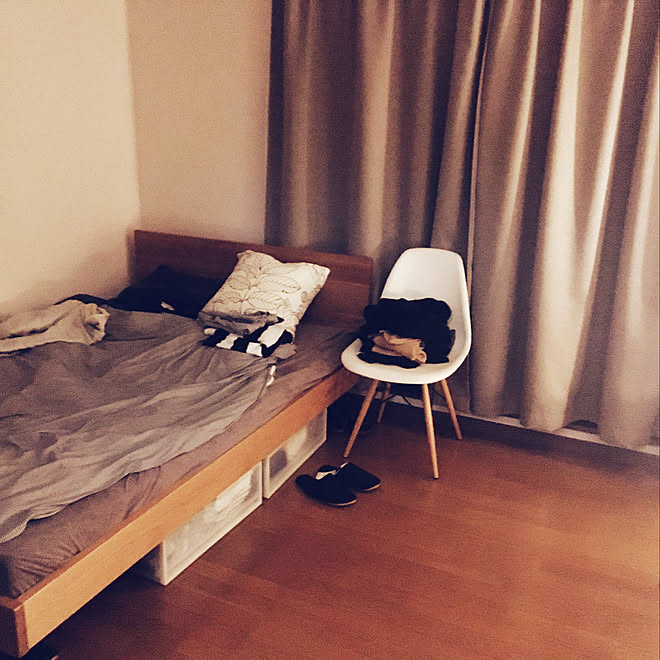 ベッド周り/無印良品/IKEA/一人暮らしのインテリア実例 - 2019-01-20 18:24:07