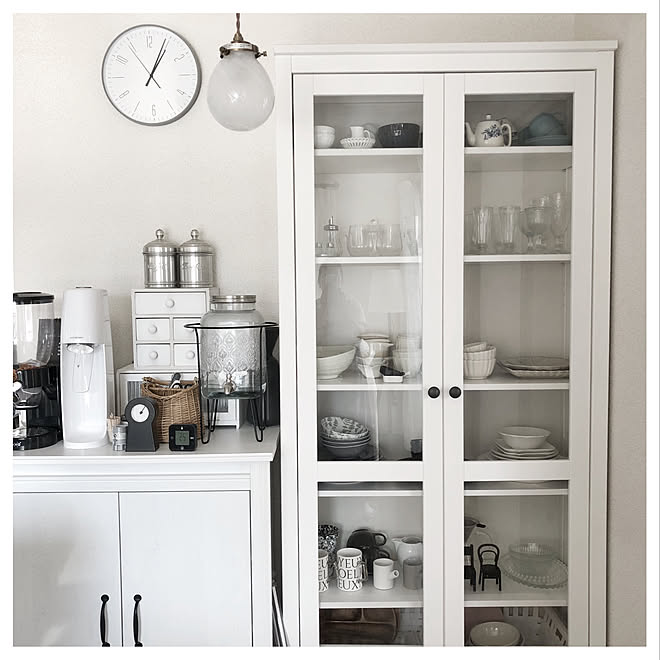 ソルボワ IKEA☆HEMNES ヘムネス☆食器棚 収納棚 - 通販 - www