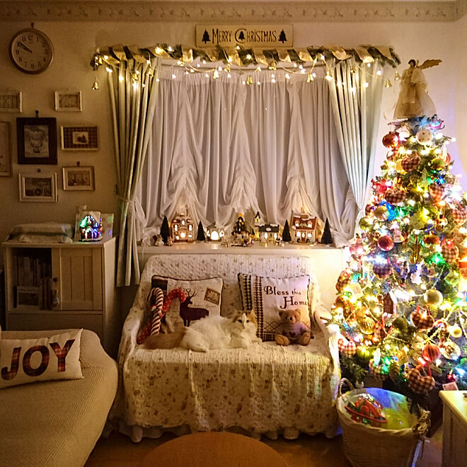 一年中クリスマス/カントリー/クリスマスが大好きです/ライトアップ/クリスマス...などのインテリア実例 - 2020-10-05 18:50:35