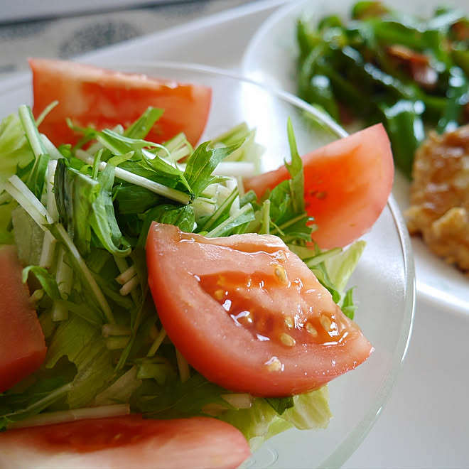 夏の食卓/器のある暮らし/北欧ナチュラル/シンプルインテリア/シンプルな暮らし...などのインテリア実例 - 2020-07-03 19:02:22