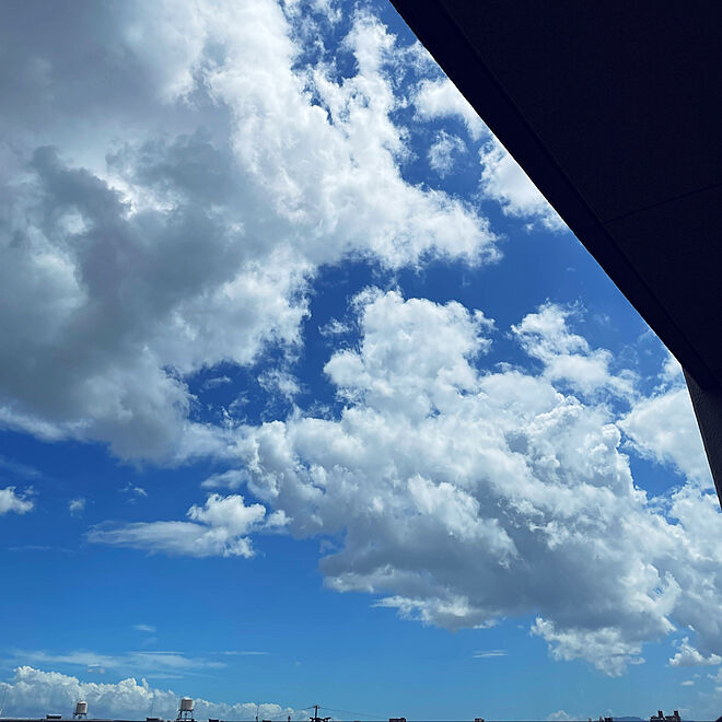 andtradition/サークルスタンド/2枚投稿/雲が好き/ベランダからの眺め...などのインテリア実例 - 2023-06-28 08:03:06