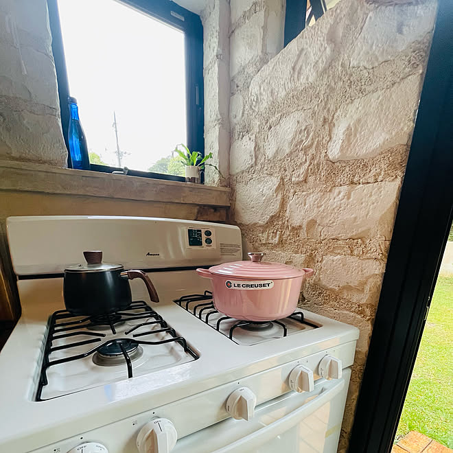 アメリカ製/ガスコンロ/ピンク/セール品/買ってよかったもの...などのインテリア実例 20221124 060220