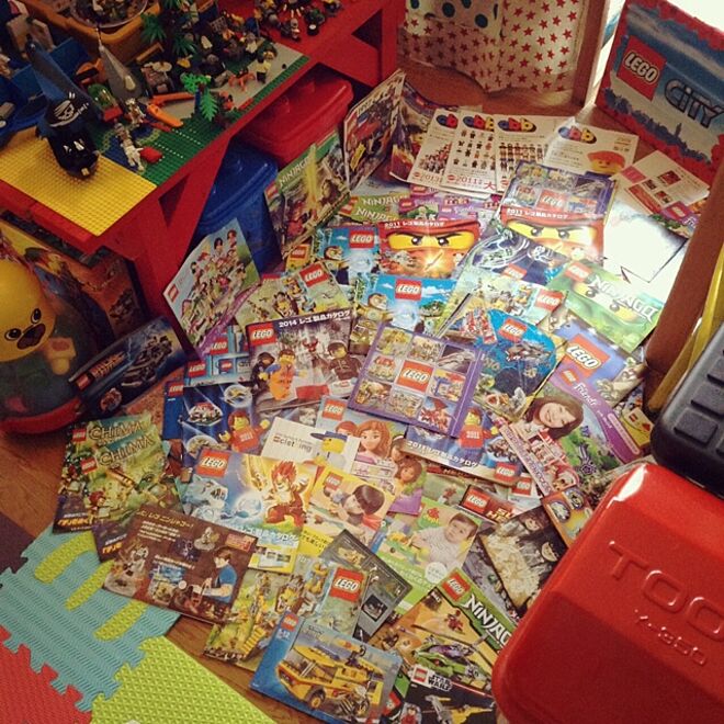部屋全体/子供部屋/LEGO/コレクション/レゴ...などのインテリア実例 - 2014-09-29 09:38:25