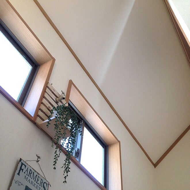 壁/天井/階段の窓/セリア/salut!/3COINSのインテリア実例 - 2013-11-21 11:12:19