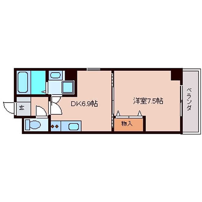 部屋全体/間取り/間取り図/一人暮らし　のインテリア実例 - 2014-12-11 21:01:52