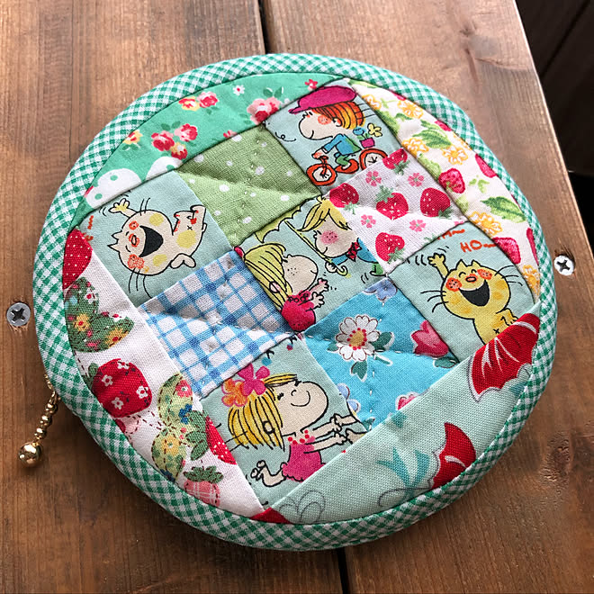 半額品 ハンドメイド パッチワークキルトポーチ tco.it