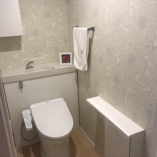 システムトイレ セキスイハイム クロス トイレ バス トイレのインテリア実例 19 07 22 07 23 45 Roomclip ルームクリップ