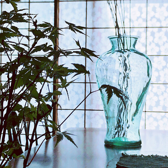 ガラス花瓶/オブジェ/机のインテリア実例 - 2021-05-15 09:13:44