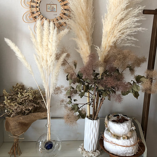 Cafe風 淡色女子 淡色インテリア ドライフラワー 偏愛アイテム などのインテリア実例 21 10 21 13 52 08 Roomclip ルームクリップ