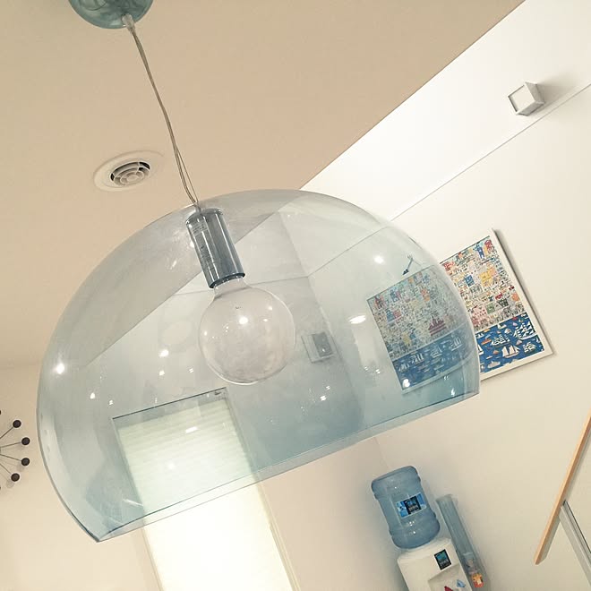 カルテル　フライ　スカイブルー　電球付 カルテルフライFLY 照明ブルー