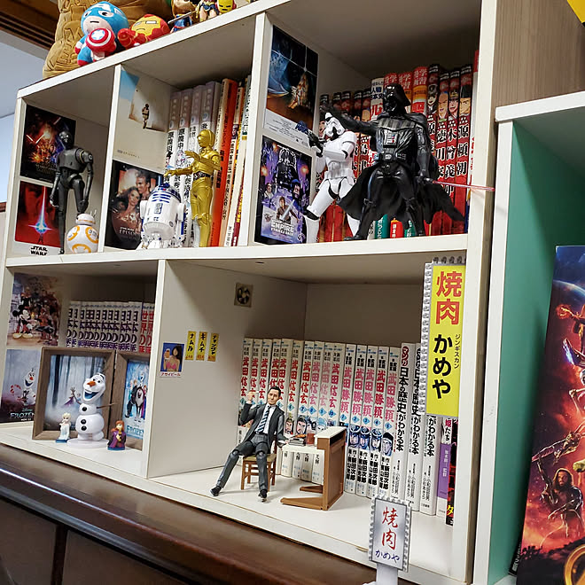 ☆今だけ2,000円OFF☆ 本収納とフィギュア展示の新しい形 天井つっぱり ...