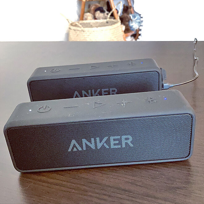 Anker Sound Core2/BOSEじゃなくてもいいかな/アンプ/スピーカー/アンカー スピーカー...などのインテリア実例 - 2020-08-11 17:29:01