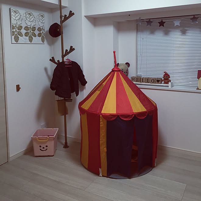 部屋全体/マリメッコ/子ども部屋 女の子/北欧/IKEA...などのインテリア実例 - 2016-03-02 20:49:21