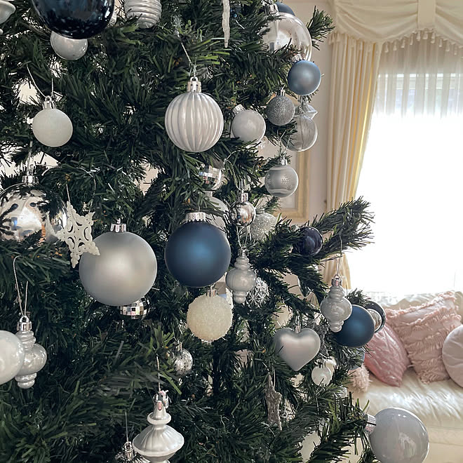 クリスマスツリー240 ニトリオーナメント Ikeaオーナメント クリスマス ボーコンセプト などのインテリア実例 11 13 12 25 13 Roomclip ルームクリップ