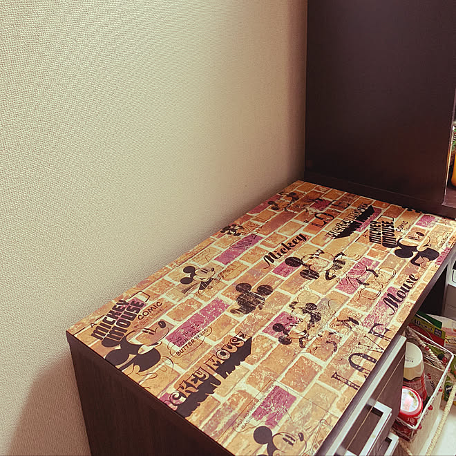 二人暮らし セリア 賃貸 ディズニー キッチンのインテリア実例 19 05 02 23 23 52 Roomclip ルームクリップ