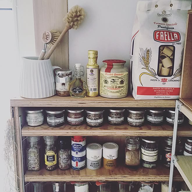 キッチン/スパイスラック DIY/スパイスラック/WilliamsSonoma/DIYのインテリア実例 20160321 2010