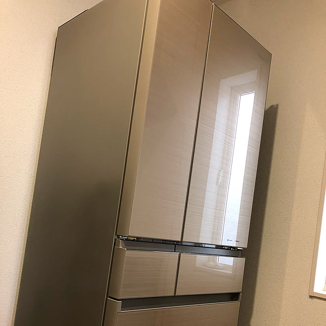 シャンパンゴールド/キッチン/パナソニック/エディオン/シンプル...などのインテリア実例 20180722 085845 ｜ RoomClip（ルームクリップ）