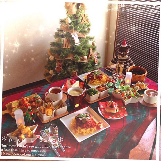 部屋全体/クリスマス/RC名古屋/クリスマスパーティー/コンテストに参加してます...などのインテリア実例 - 2014-12-21 22:40:41