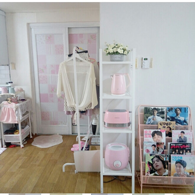 机/Pink/韓国/ピンク/IKEA...などのインテリア実例 - 2020-07-27 17:38:09