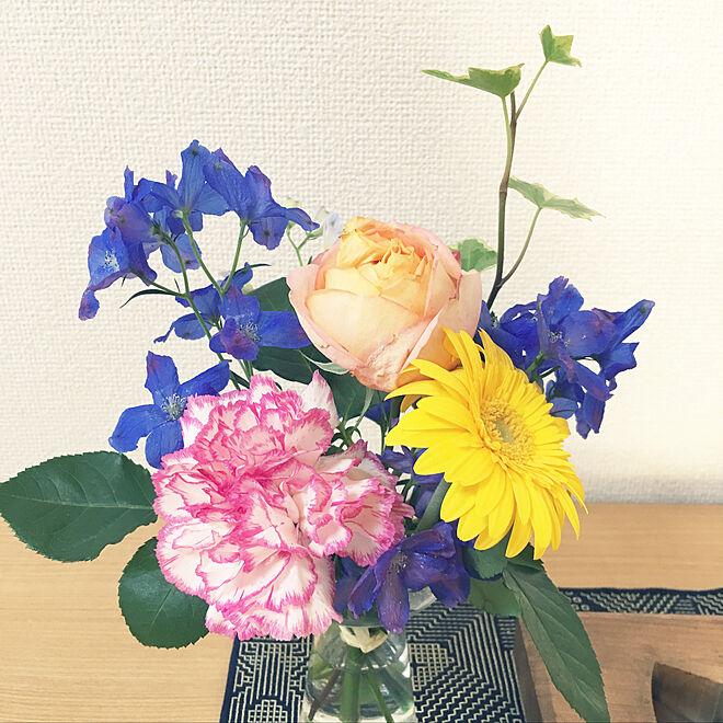 娘らしい/個性的/ありがとう/お花のプレゼント♡/母の日...などのインテリア実例 - 2019-05-14 23:46:02