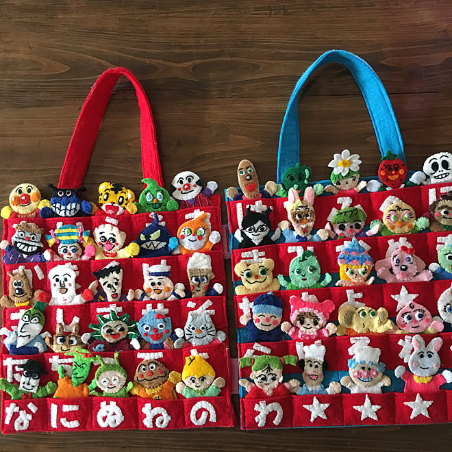 机/孫/本見て作ったよ/アンパンマン指人形/アンパンマン...などの