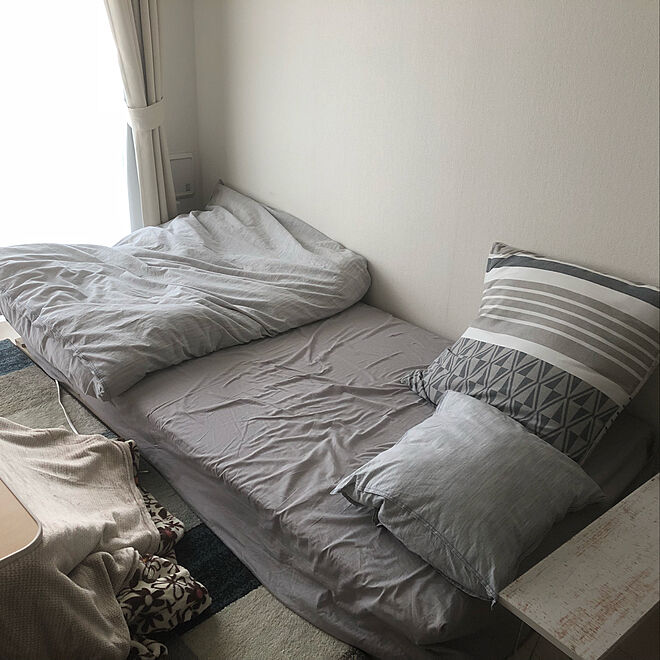 ベッド周り/IKEA/一人暮らし/北欧/1K...などのインテリア実例 - 2019-04-23 17:03:35