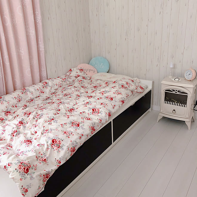 白い部屋 白い家 ニトリ Ikea かわいいもの などのインテリア実例 19 05 12 14 12 05 Roomclip ルームクリップ