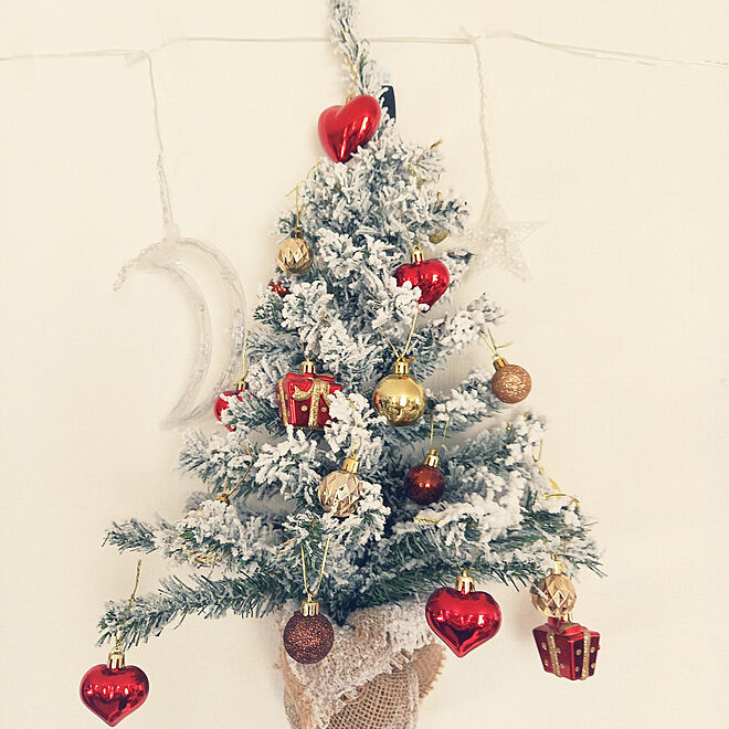 壁/天井/壁掛けクリスマスツリー/クリスマスツリー/ニトリのインテリア実例 - 2022-12-31 11:56:03