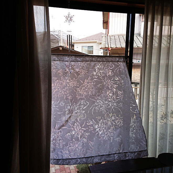 リビング/窓/カフェカーテン/窓からの風/風鈴、ウィンドチャイムのインテリア実例 - 2019-08-19 14:52:11